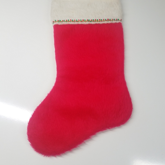 Vintage Red Christmas Stocking - Picture 6 of 14